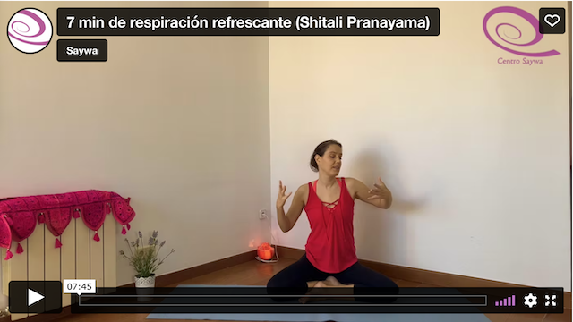 7 min de respiración refrescante (Shitali Pranayama)