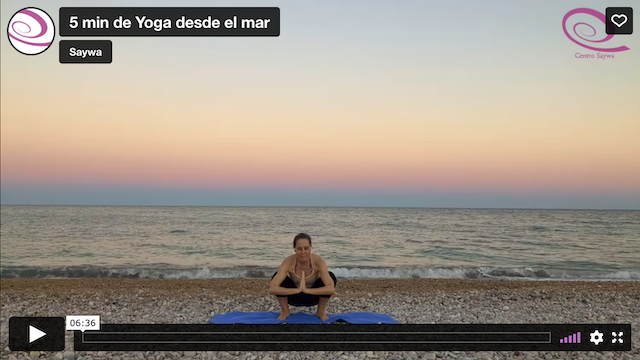 5 min de Yoga desde el mar