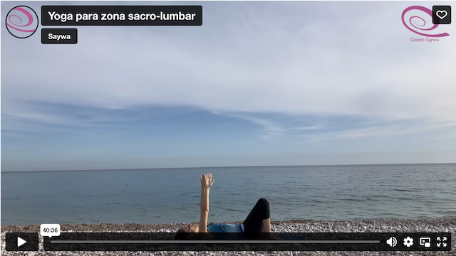 Práctica: Yoga para zona sacro-lumbar