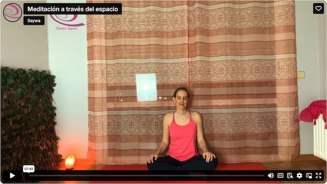 Minipráctica: Meditación a través del espacio
