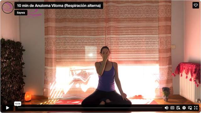 Minipráctica: 10 min de Anuloma Viloma (Respiración alterna)