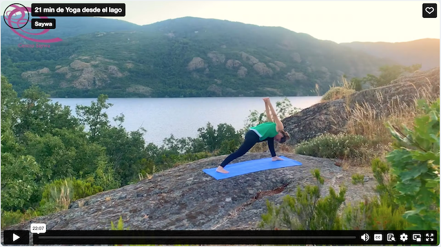 Práctica: 21 min de Yoga desde el lago