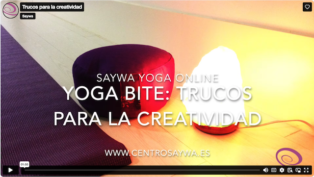 Yoga bites: Trucos para la creatividad