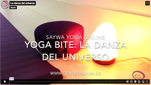 Yoga bites: La danza del universo