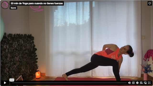 Práctica: 33 min de Yoga para cuando no tienes fuerzas