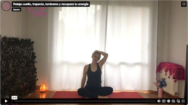 Práctica: Relaja cuello, trapecio, lumbares y recupera tu energía