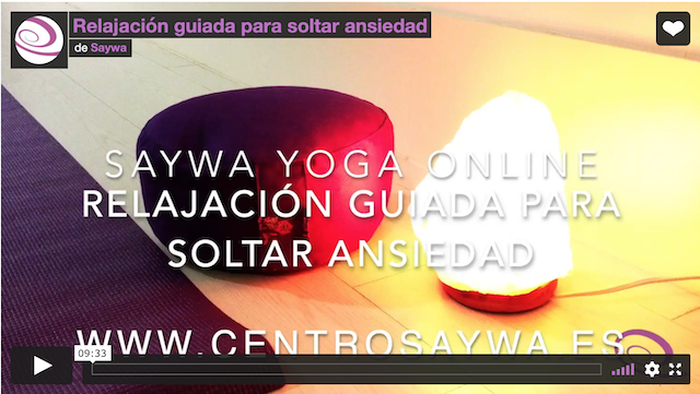 Relajación guiada: Soltar ansiedad