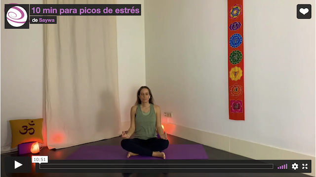 Minipráctica: 10 min de Yoga para picos de estrés