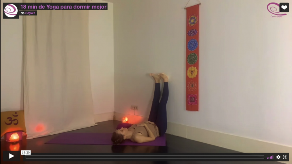Minipráctica: 18 min de Yoga para dormir mejor