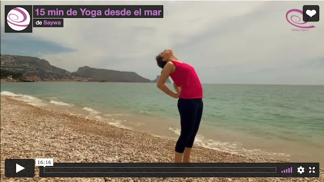 15 min de Yoga desde el mar