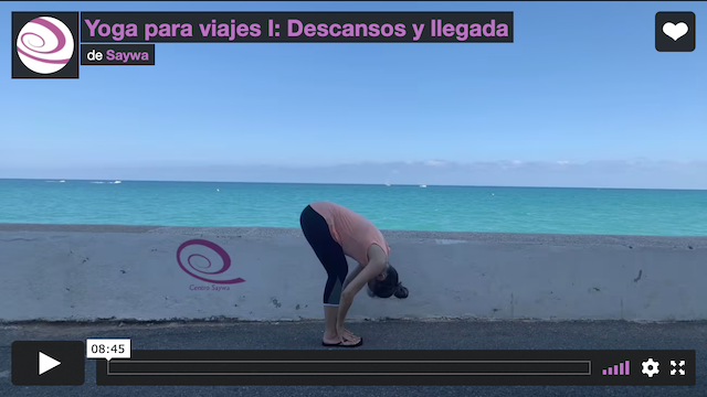 8 min de Yoga para viajes I: Descansos y llegada