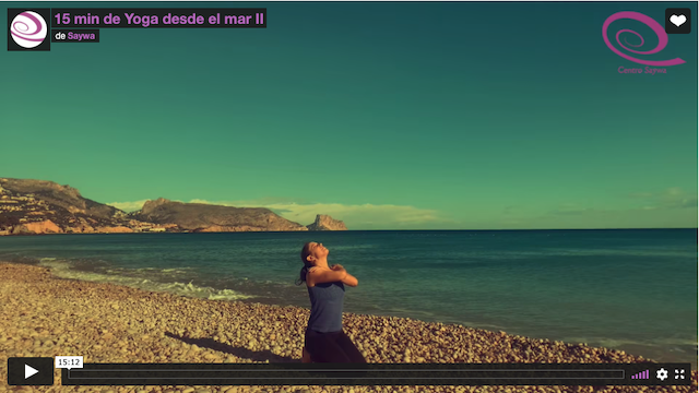 15 min de Yoga desde el mar II